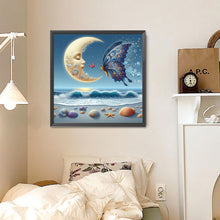 Load image into Gallery viewer, Diamond Painting - Full Round - Beach moon butterfly (30*30CM)