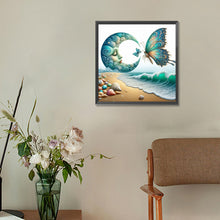 Load image into Gallery viewer, Diamond Painting - Full Round - Beach moon butterfly (30*30CM)