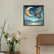 Load image into Gallery viewer, Diamond Painting - Full Round - Beach moon butterfly (30*30CM)