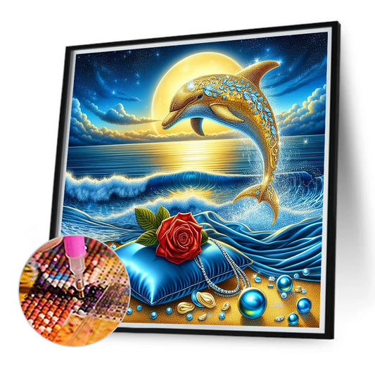 Diamond Painting - Full Round - Seaside scenery (40*40CM)