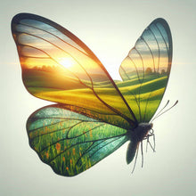 Load image into Gallery viewer, Diamond Painting - Full Round - Flower butterfly (30*30CM)