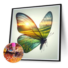 Load image into Gallery viewer, Diamond Painting - Full Round - Flower butterfly (30*30CM)