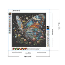 Load image into Gallery viewer, Diamond Painting - Full Round - Flower butterfly (30*30CM)