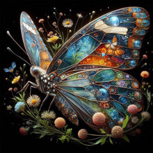 Load image into Gallery viewer, Diamond Painting - Full Round - Flower butterfly (30*30CM)