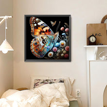 Load image into Gallery viewer, Diamond Painting - Full Round - Flower butterfly (30*30CM)