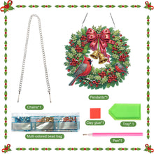 Load image into Gallery viewer, Acrylic Special Shape DIY Diamond Garland Pendant Kit Christmas Bow for Beginner