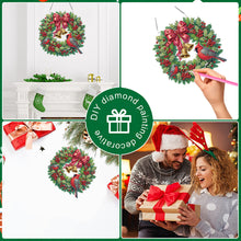 Load image into Gallery viewer, Acrylic Special Shape DIY Diamond Garland Pendant Kit Christmas Bow for Beginner