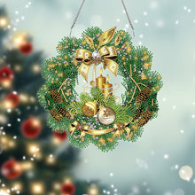 Load image into Gallery viewer, Acrylic Special Shape DIY Diamond Garland Pendant Kit Christmas Bow for Beginner