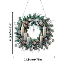 Load image into Gallery viewer, Acrylic Special Shape DIY Diamond Garland Pendant Kit Christmas Bow for Beginner