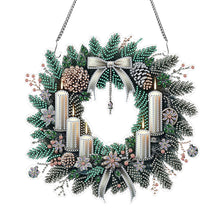 Load image into Gallery viewer, Acrylic Special Shape DIY Diamond Garland Pendant Kit Christmas Bow for Beginner