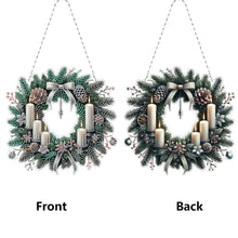 Load image into Gallery viewer, Acrylic Special Shape DIY Diamond Garland Pendant Kit Christmas Bow for Beginner