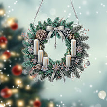Load image into Gallery viewer, Acrylic Special Shape DIY Diamond Garland Pendant Kit Christmas Bow for Beginner