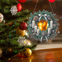 Load image into Gallery viewer, Acrylic Special Shape DIY Diamond Garland Pendant Kit Christmas Bow for Beginner