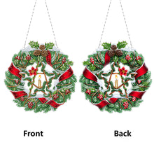 Load image into Gallery viewer, Acrylic Special Shape DIY Diamond Garland Pendant Kit Christmas Bow for Beginner