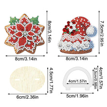 Load image into Gallery viewer, 2Pcs Butterfly Rhinestones Napkin Holder DIY Napkin Holder for Table Decorations