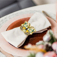 Load image into Gallery viewer, 2Pcs Butterfly Rhinestones Napkin Holder DIY Napkin Holder for Table Decorations