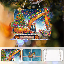 Load image into Gallery viewer, Acrylic Special Shape Christmas Animal Diamond Painting Ornaments for Art Crafts