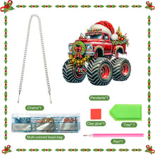 Load image into Gallery viewer, Acrylic Special Shape Christmas Animal Diamond Painting Ornaments for Art Crafts