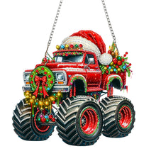 Load image into Gallery viewer, Acrylic Special Shape Christmas Animal Diamond Painting Ornaments for Art Crafts