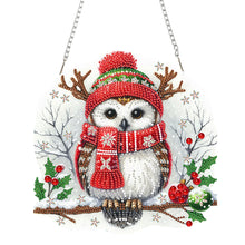Load image into Gallery viewer, Acrylic Special Shape Christmas Animal Diamond Painting Ornaments for Art Crafts