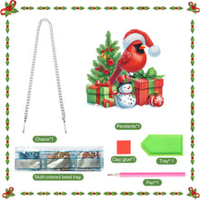 Load image into Gallery viewer, Acrylic Special Shape Christmas Animal Diamond Painting Ornaments for Art Crafts