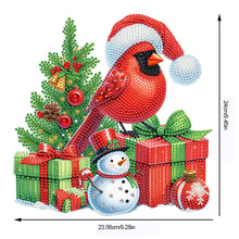 Load image into Gallery viewer, Acrylic Special Shape Christmas Animal Diamond Painting Ornaments for Art Crafts