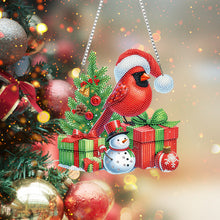 Load image into Gallery viewer, Acrylic Special Shape Christmas Animal Diamond Painting Ornaments for Art Crafts