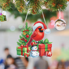 Load image into Gallery viewer, Acrylic Special Shape Christmas Animal Diamond Painting Ornaments for Art Crafts