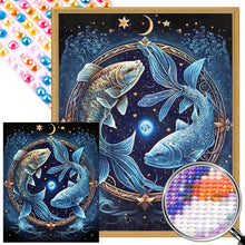Load image into Gallery viewer, AB Diamond Painting - Full Round - Yin Yang fish (40*50CM)