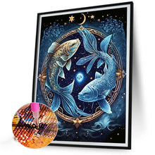 Load image into Gallery viewer, AB Diamond Painting - Full Round - Yin Yang fish (40*50CM)