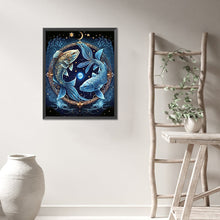 Load image into Gallery viewer, AB Diamond Painting - Full Round - Yin Yang fish (40*50CM)