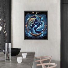 Load image into Gallery viewer, AB Diamond Painting - Full Round - Yin Yang fish (40*50CM)