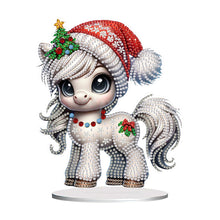 Load image into Gallery viewer, Christmas Table Top Diamond Painting Ornament Kits for Home Office Desktop Decor