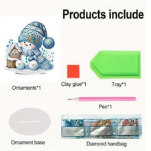 Load image into Gallery viewer, Christmas Table Top Diamond Painting Ornament Kits for Home Office Desktop Decor