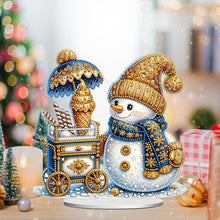 Load image into Gallery viewer, Christmas Table Top Diamond Painting Ornament Kits for Home Office Desktop Decor