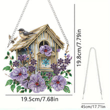 Load image into Gallery viewer, Acrylic Diamond Painting Hanging Pendant Rhinestone Diamond Art Window Pendants