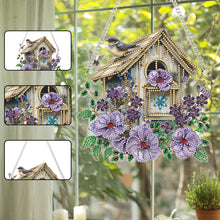 Load image into Gallery viewer, Acrylic Diamond Painting Hanging Pendant Rhinestone Diamond Art Window Pendants