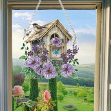 Load image into Gallery viewer, Acrylic Diamond Painting Hanging Pendant Rhinestone Diamond Art Window Pendants