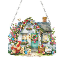 Load image into Gallery viewer, Acrylic Diamond Painting Hanging Pendant Rhinestone Diamond Art Window Pendants