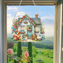 Load image into Gallery viewer, Acrylic Diamond Painting Hanging Pendant Rhinestone Diamond Art Window Pendants