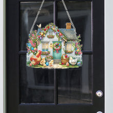 Load image into Gallery viewer, Acrylic Diamond Painting Hanging Pendant Rhinestone Diamond Art Window Pendants