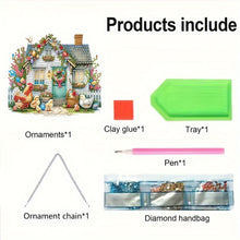 Load image into Gallery viewer, Acrylic Diamond Painting Hanging Pendant Rhinestone Diamond Art Window Pendants