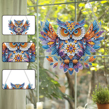 Load image into Gallery viewer, Acrylic Diamond Painting Hanging Pendant Rhinestone Diamond Art Window Pendants