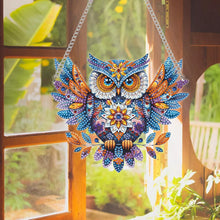 Load image into Gallery viewer, Acrylic Diamond Painting Hanging Pendant Rhinestone Diamond Art Window Pendants
