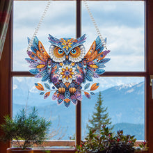 Load image into Gallery viewer, Acrylic Diamond Painting Hanging Pendant Rhinestone Diamond Art Window Pendants