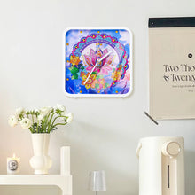 Load image into Gallery viewer, Christmas Special Shape DIY Crystal Diamond Clock Diamond Art Clock Pendants Kit