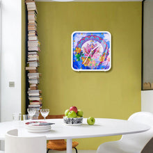 Load image into Gallery viewer, Christmas Special Shape DIY Crystal Diamond Clock Diamond Art Clock Pendants Kit