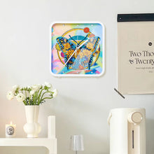 Load image into Gallery viewer, Christmas Special Shape DIY Crystal Diamond Clock Diamond Art Clock Pendants Kit