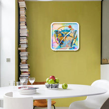 Load image into Gallery viewer, Christmas Special Shape DIY Crystal Diamond Clock Diamond Art Clock Pendants Kit