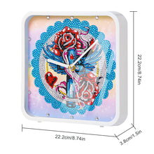 Load image into Gallery viewer, Christmas Special Shape DIY Crystal Diamond Clock Diamond Art Clock Pendants Kit